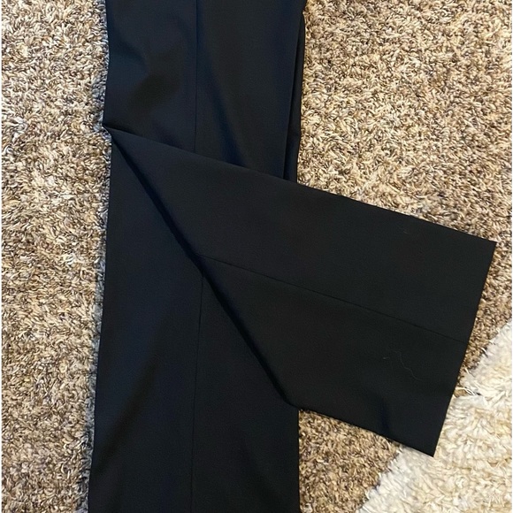 Hook-and-eye closure, belt loops. Off-seam front pockets,small size 14. - Picture 3 of 7